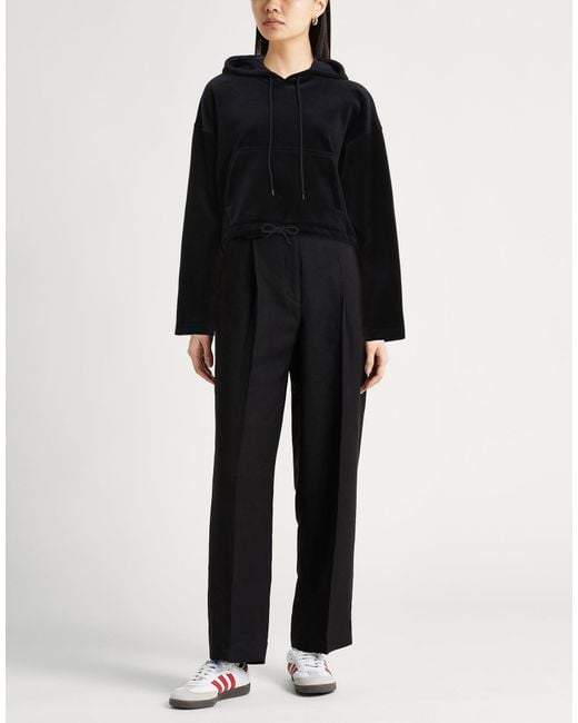Golden Goose Deluxe Brand Black Midnight Sweatshirt Cotton, Polyester