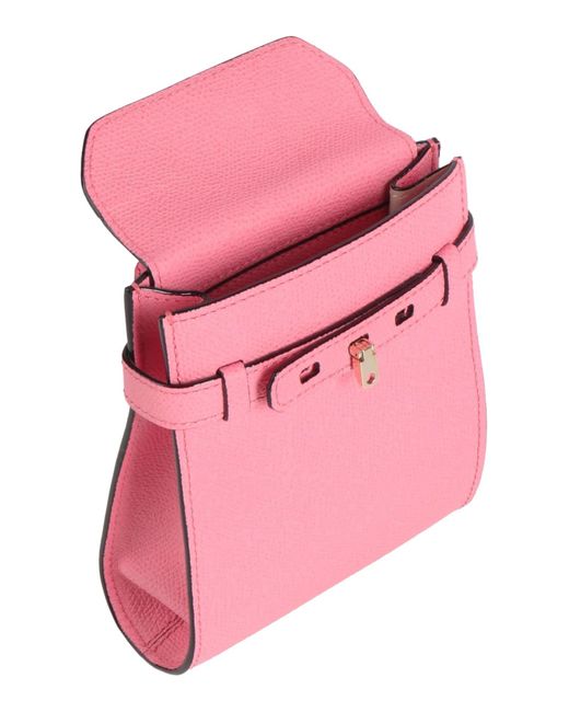 Valextra Pink Cross-Body Bag Calfskin