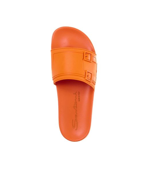 Santoni Orange Sandale