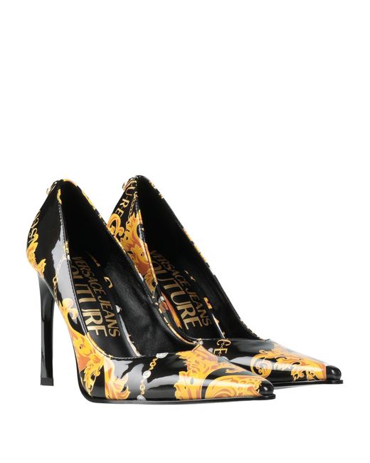 Versace Jeans Couture Metallic Pumps