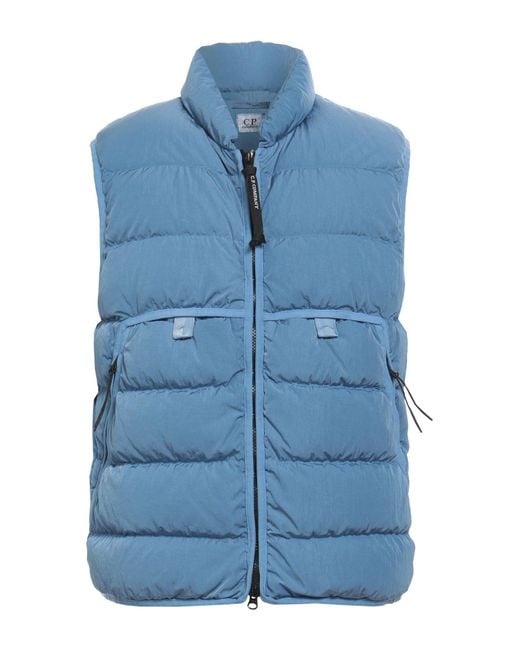 C P Company Blue Gilet for men