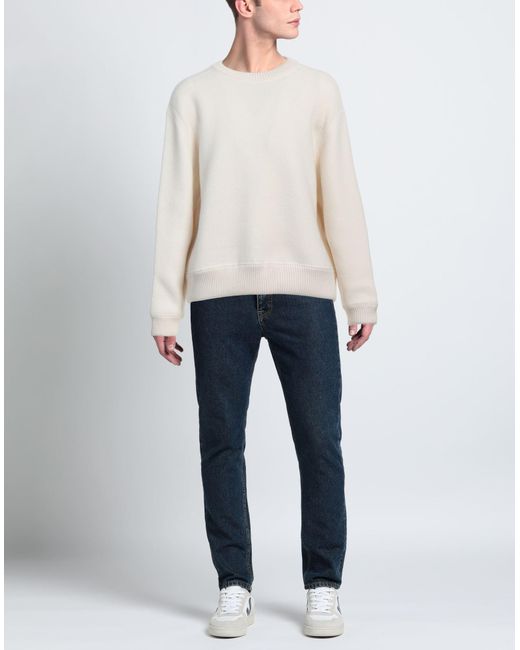 Thom Browne White Cream Sweatshirt Wool for men