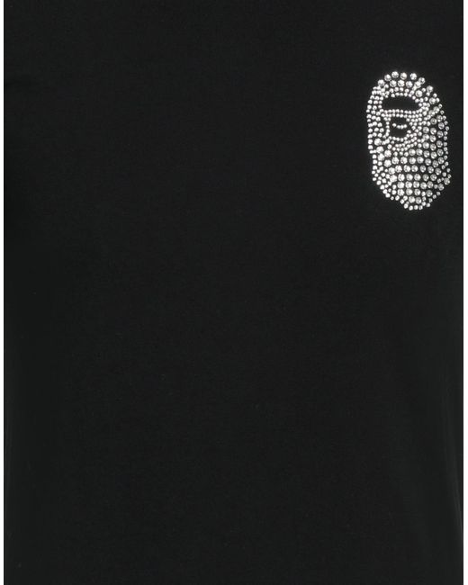 Camiseta A Bathing Ape de hombre de color Black