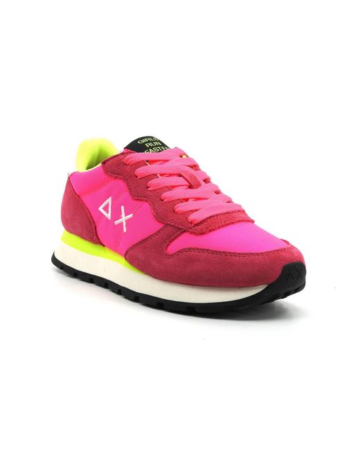 Sneakers Sun 68 de color Pink
