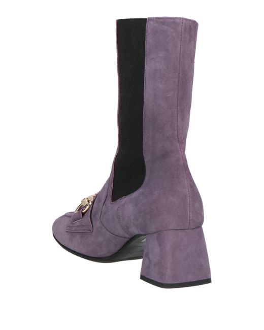 Bruglia Purple Ankle Boots
