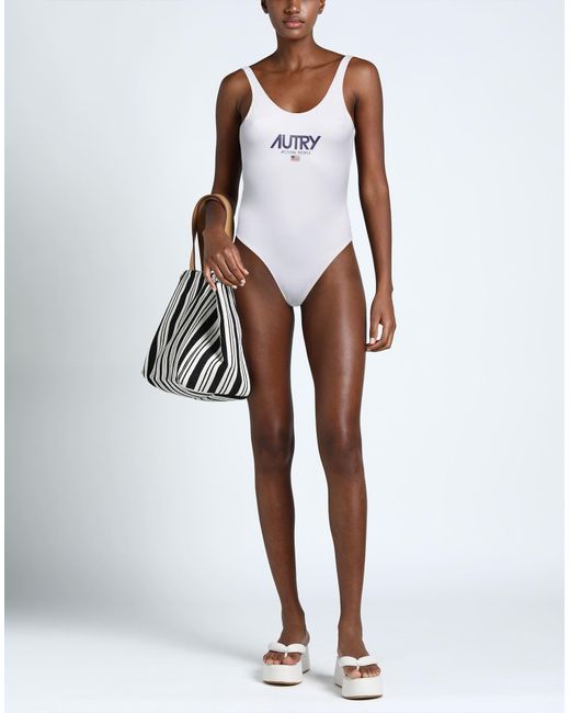Autry White One-piece Swimsuit