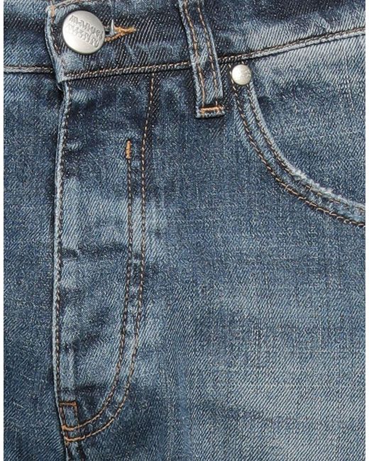 Manuel Ritz Blue Denim Pants for men