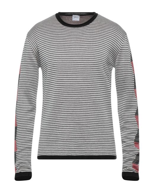 Armani Cotton Jumper in White for Men 