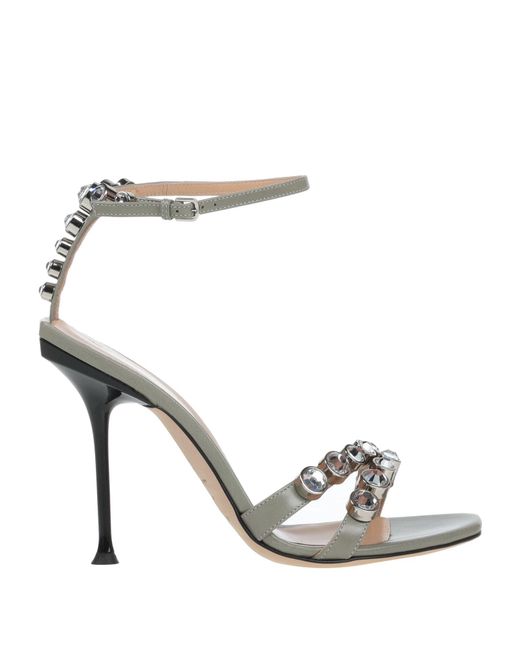 Sergio Rossi White Sandals