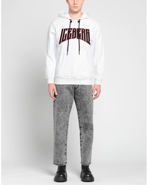 Iceberg White Sweatshirt for men