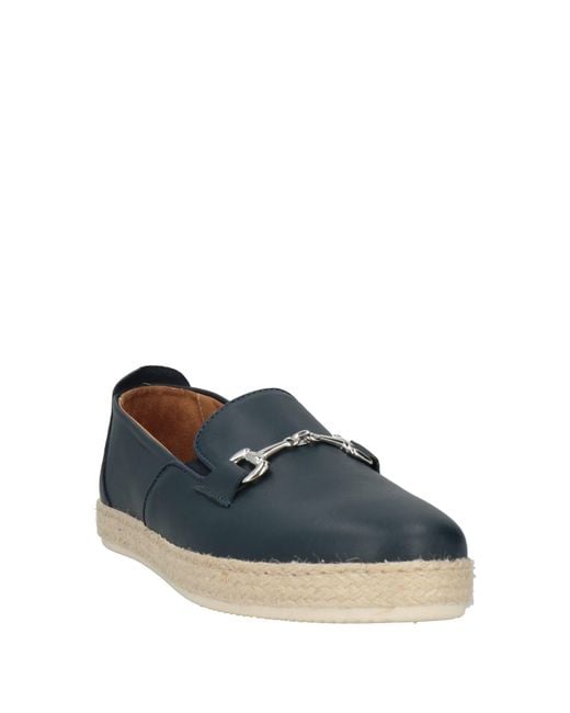 Roberto Botticelli Blue Loafers for men