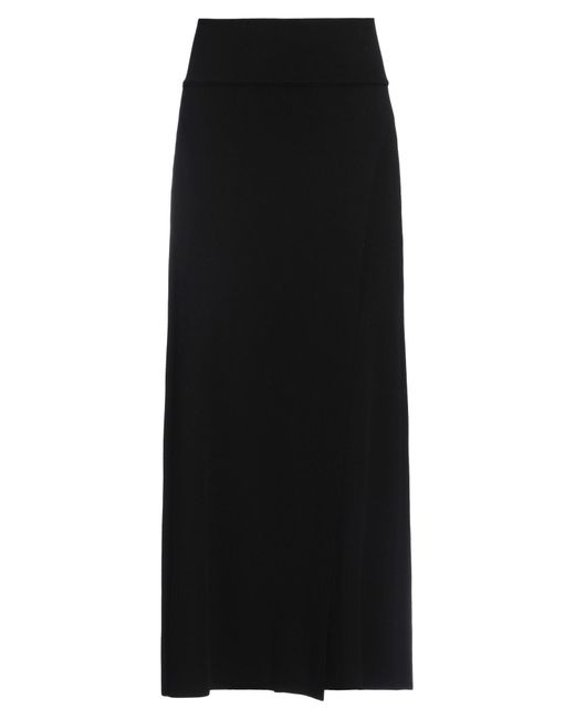 Isabel Benenato Black Maxi Skirt
