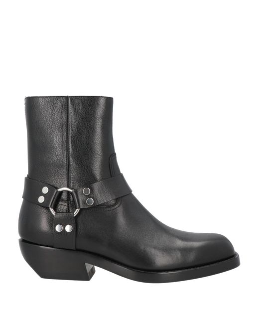 Céline Black Ankle Boots Calfskin for men