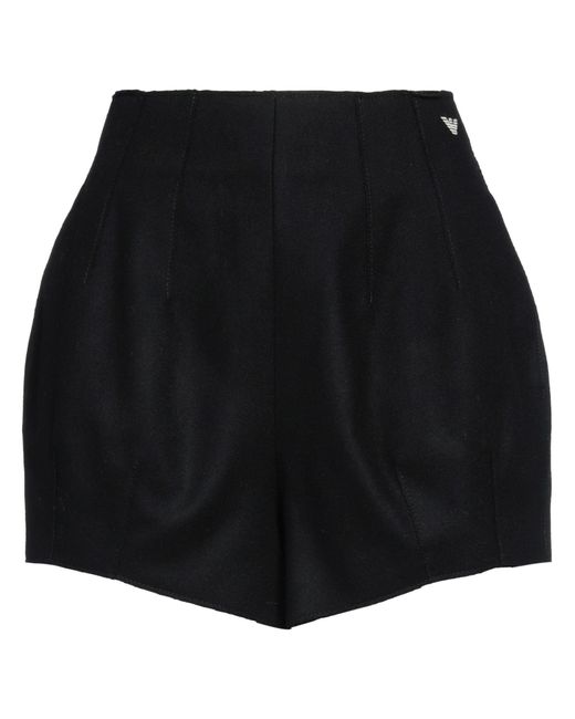 Emporio Armani Black Shorts & Bermudashorts