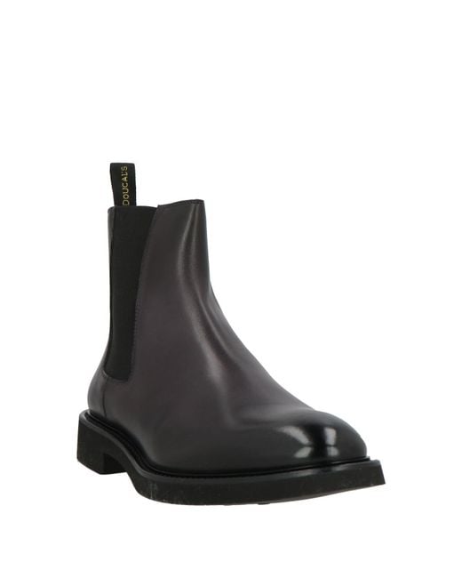Doucal's Black Ankle Boots for men