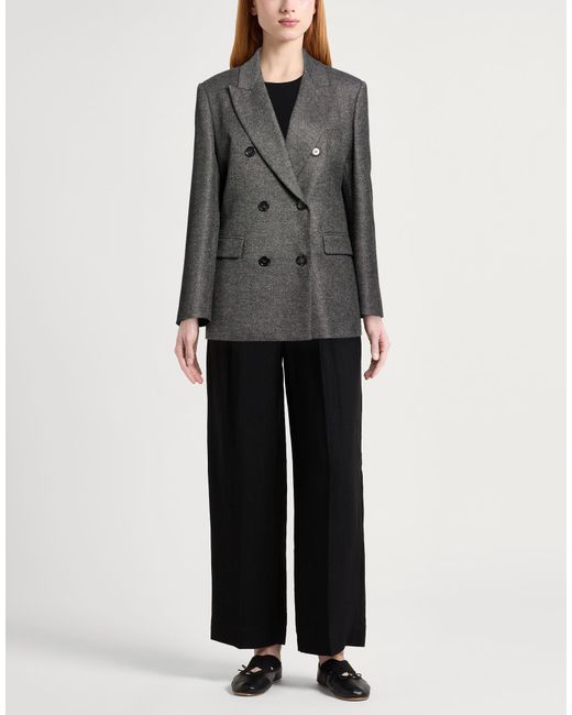 Pinko Black Blazer Viscose, Wool, Polyester, Elastane