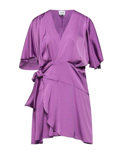 Berna Purple Mini Dress