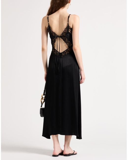 Sandro Maxi Dress in Black | Lyst