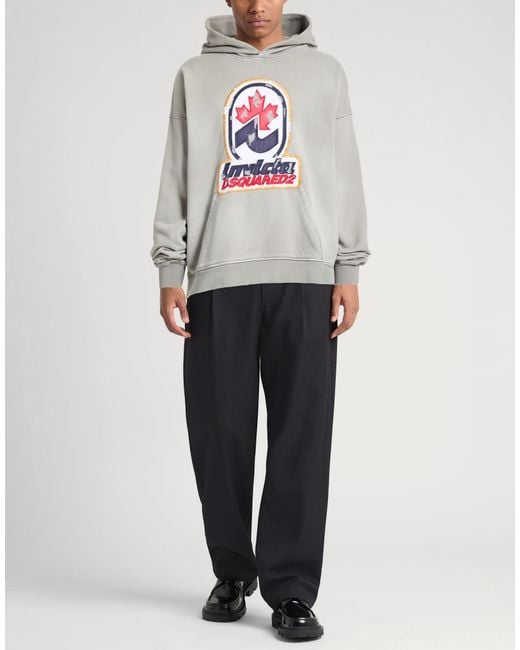 DSquared² Gray Sweatshirt Cotton for men