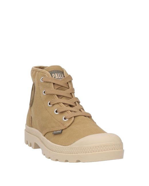 Botines de caña alta Palladium de color Natural
