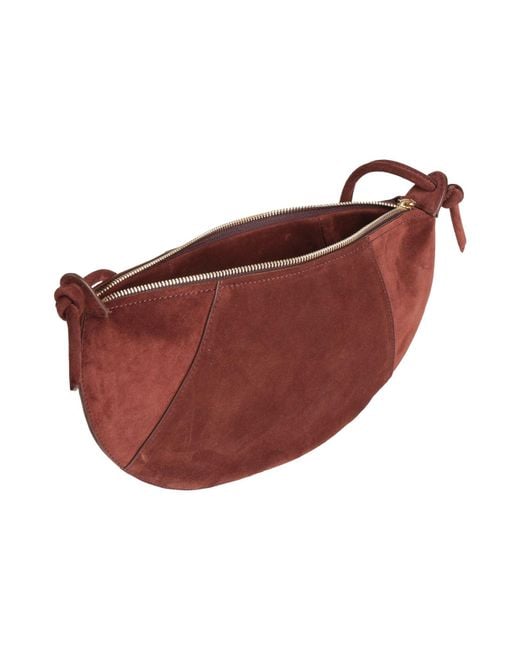 Mansur Gavriel Red Mini Fortuna -- Cross-Body Bag Leather