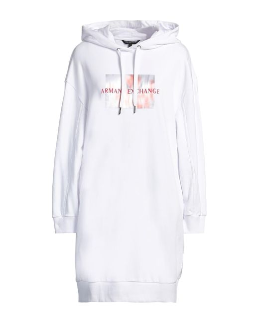 ARMANI EXCHANGE White Mini-Kleid