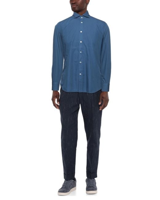 BASTONCINO Blue Shirt for men