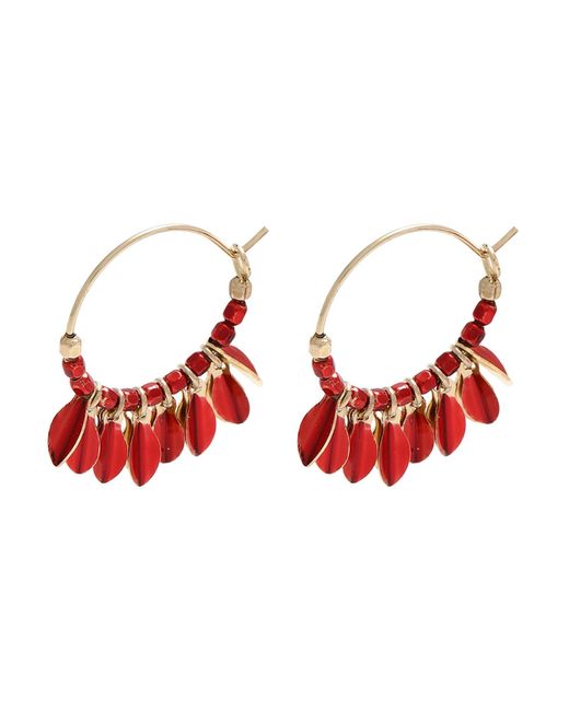 Isabel Marant Red Ohrring