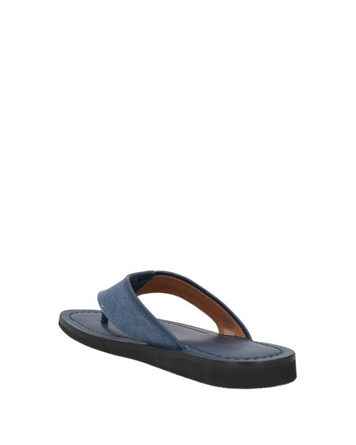 Canali Blue Thong Sandal for men