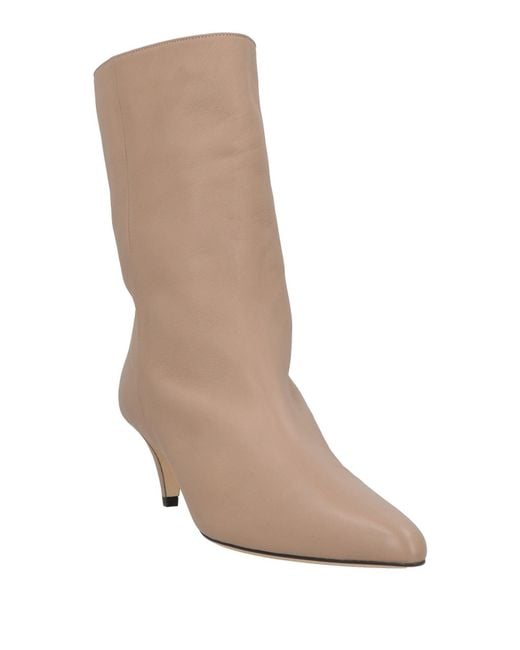 By Far White Ankle Boots Leather
