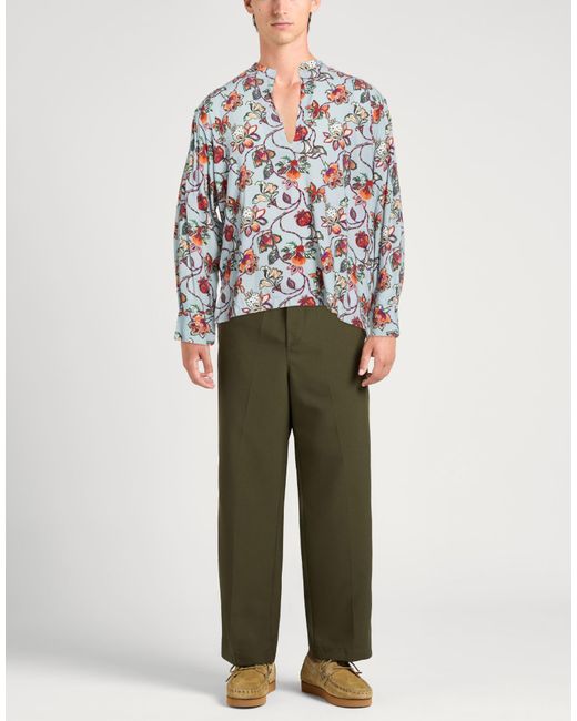 Daniele Alessandrini White Light Shirt Viscose for men