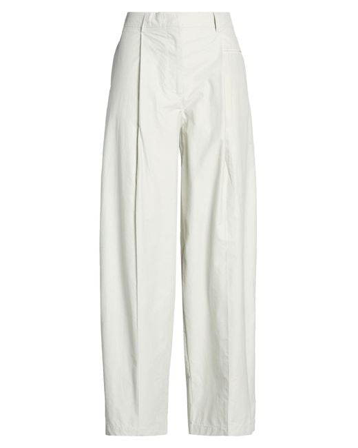 Grifoni White Light Pants Cotton, Polyamide