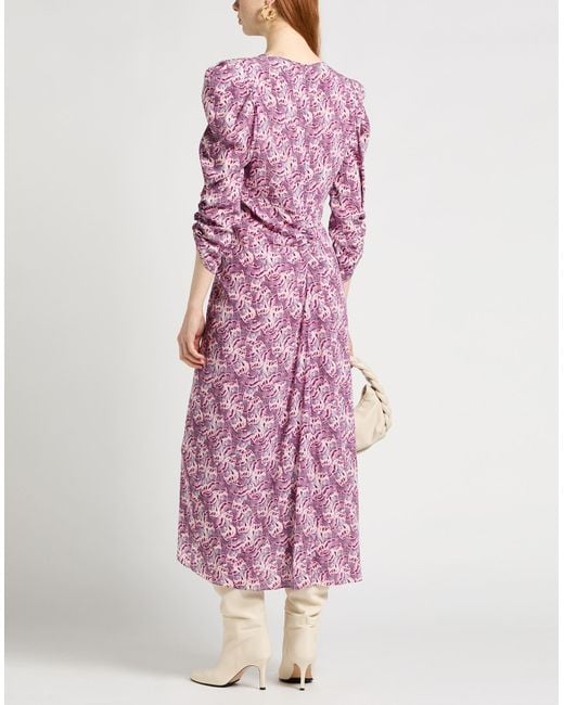 Isabel Marant Purple Midi-Kleid