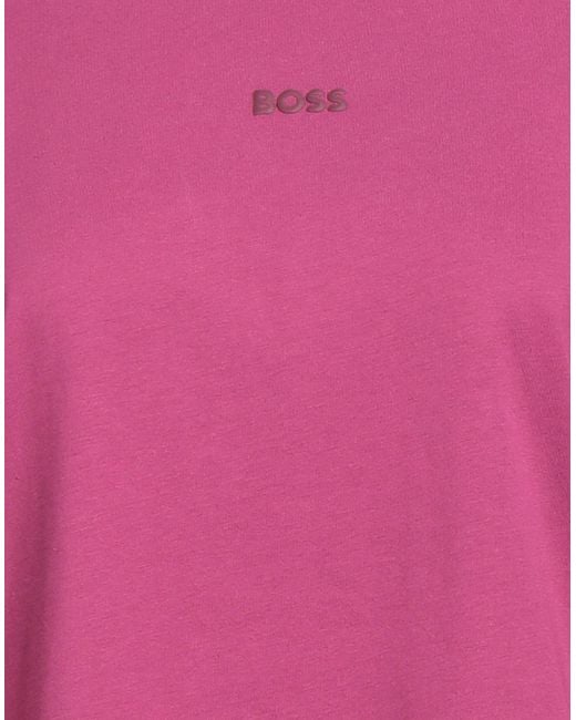 Boss Pink T-Shirt Cotton, Elastane