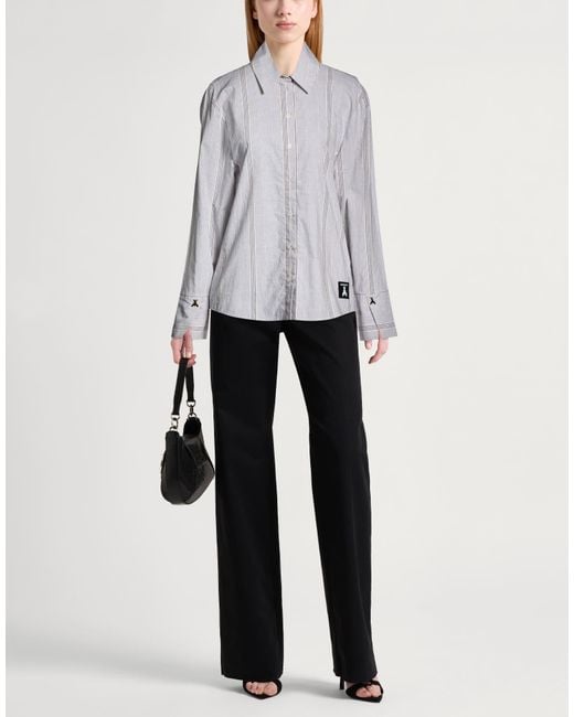 Patrizia Pepe Gray Shirt Cotton