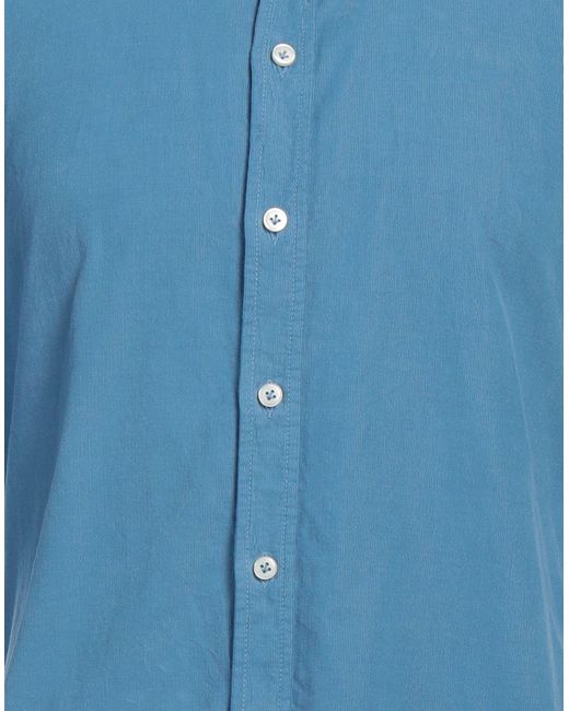 Camisa Sonrisa de hombre de color Blue