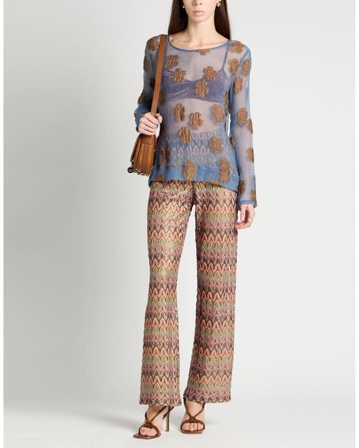 Anjuna Gray Pants Cotton, Polyester