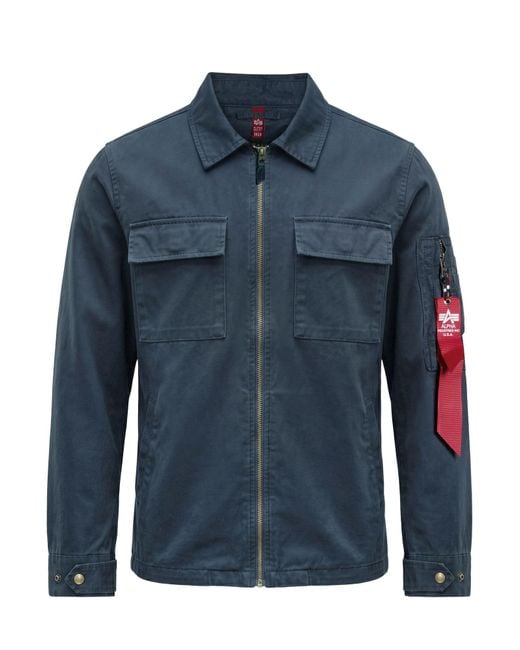 Alpha Industries Blue Shirt for men