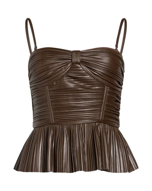 ROTATE BIRGER CHRISTENSEN Brown Top