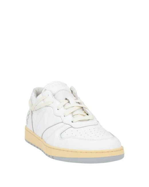 Rhude White Sneakers Leather for men