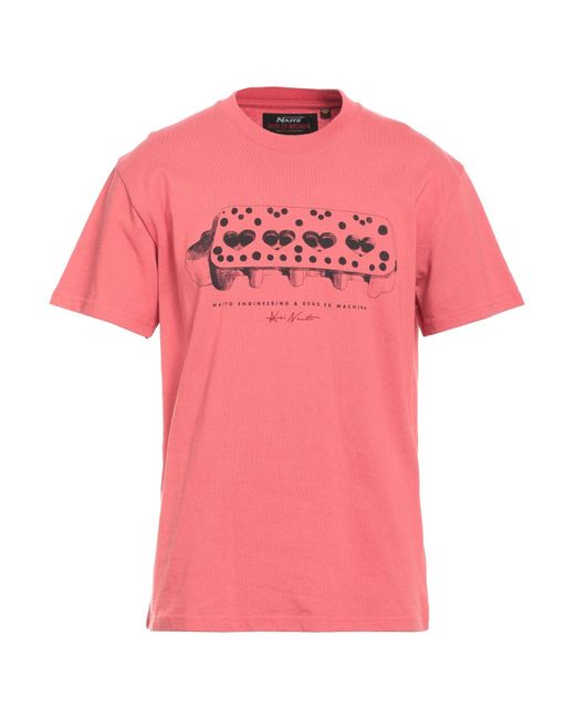 Deus Ex Machina Pink T-shirt for men