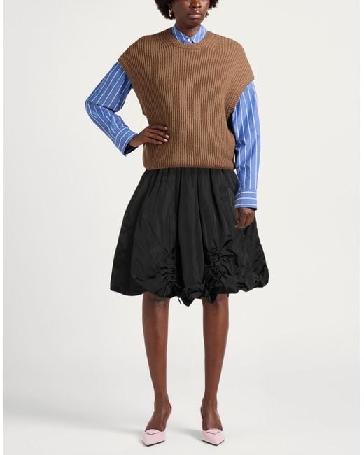 Simone Rocha Black Midi Skirt
