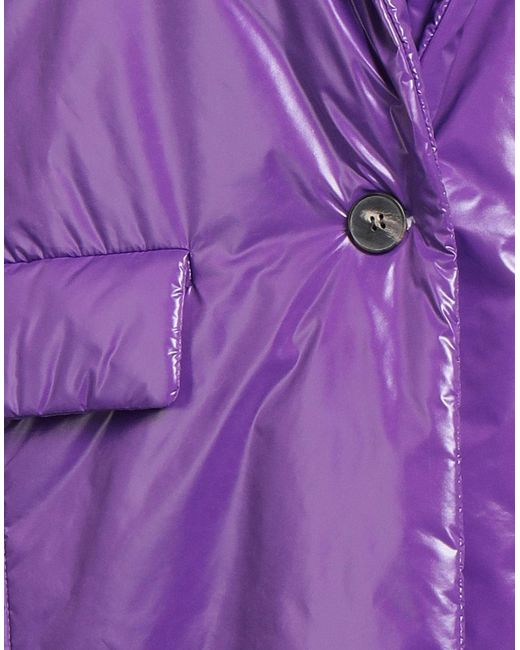 ANNIE PARIS Purple Coat Polyamide