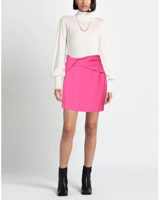 SIMONA CORSELLINI Pink Mini Skirt