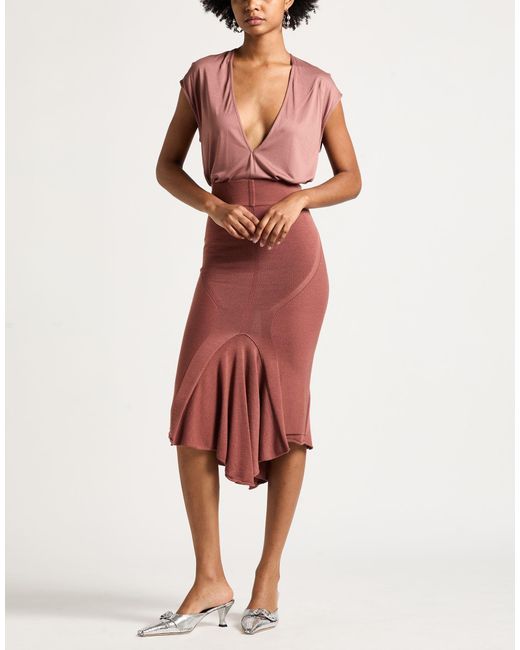 Rick Owens Pink Top Viscose