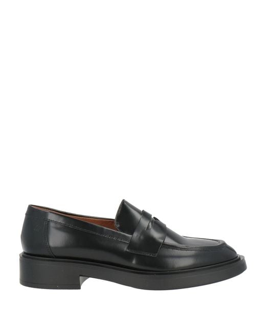 Frau Black Mokassin