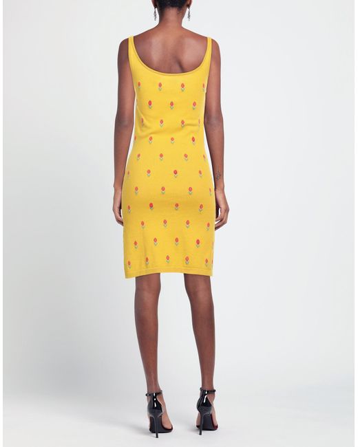 Barrie Yellow Mini Dress