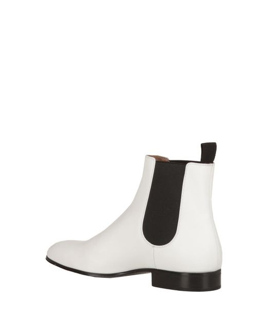 Gianvito Rossi White Ankle Boots for men