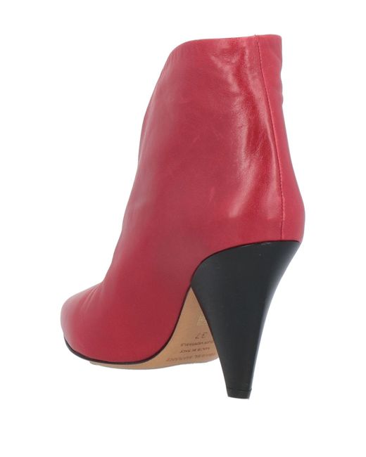 Isabel Marant Pink Ankle Boots Lambskin