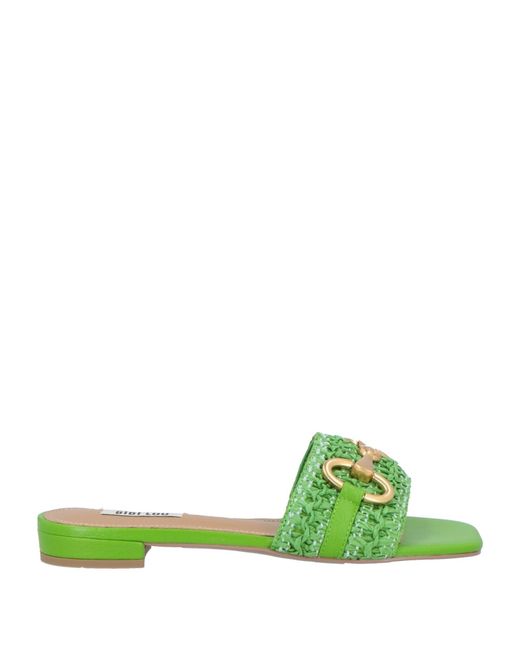 Bibi Lou Green Sandals